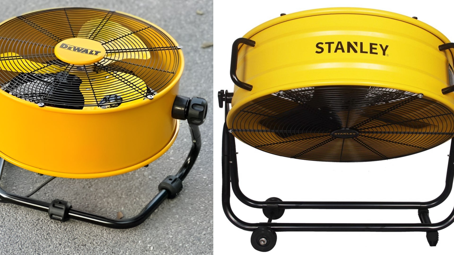  quạt công nghiệp Stanley và Dewalt
