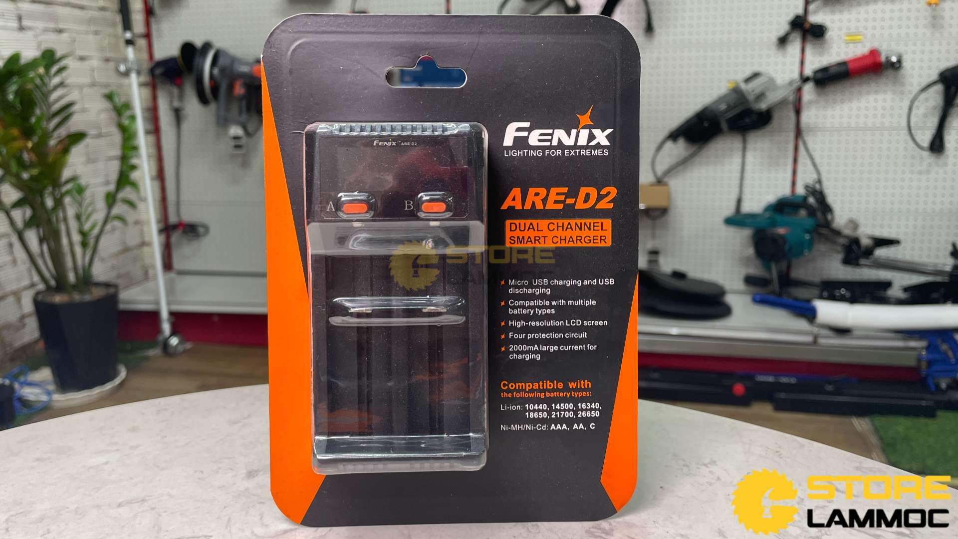 Sạc pin đôi đa năng cao cấp Fenix FN-ARE-D2