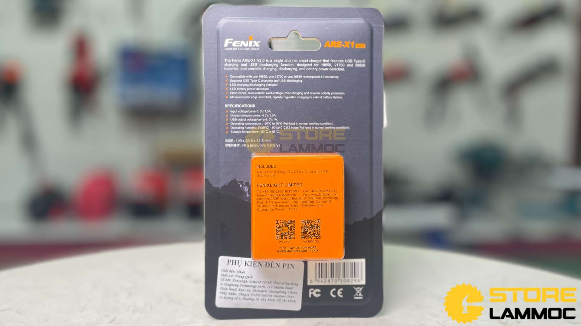 Sạc pin Type-C Fenix FN-ARE-X1V2