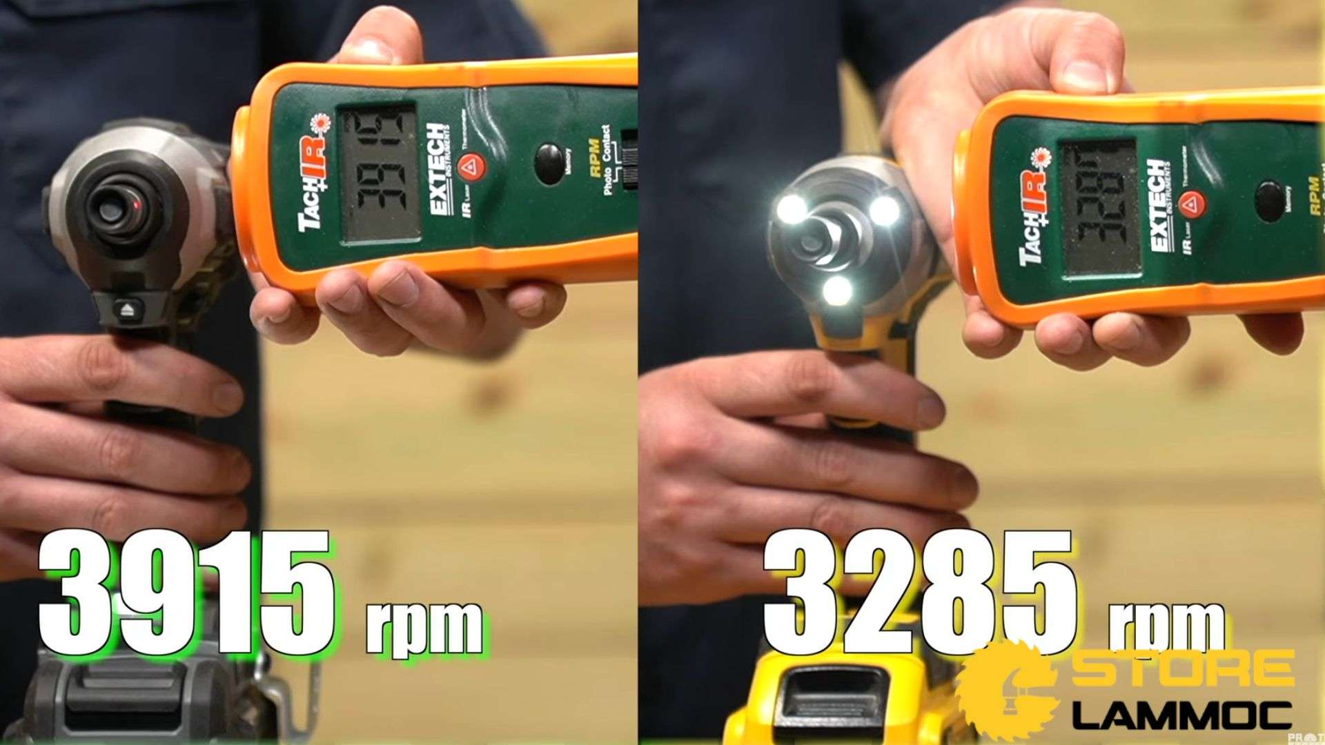 So sánh tốc độ máy bắn vít pin DeWALT DCF887 và Flex FX1371