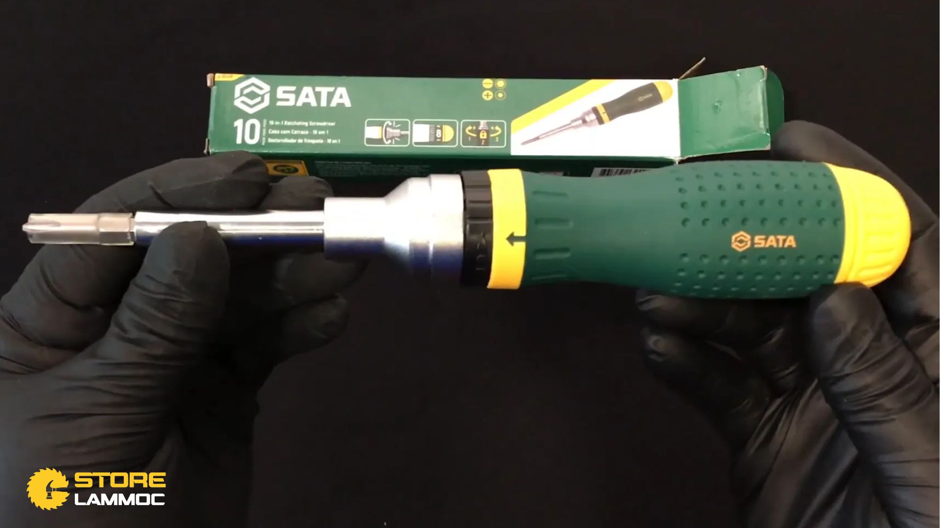 Tay cầm cao su của tua vít Sata