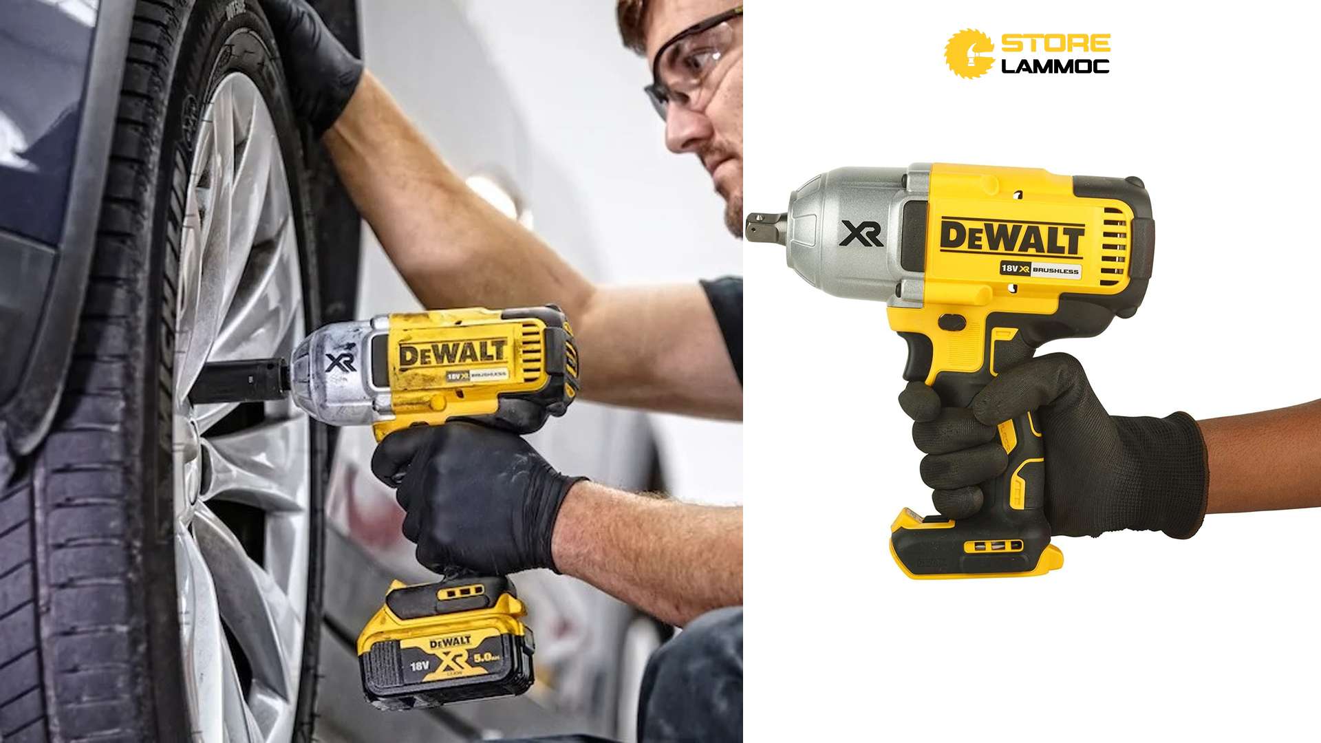 THÂN MÁY BẮN BU LÔNG PIN DEWALT DCF899N-XJ 18V