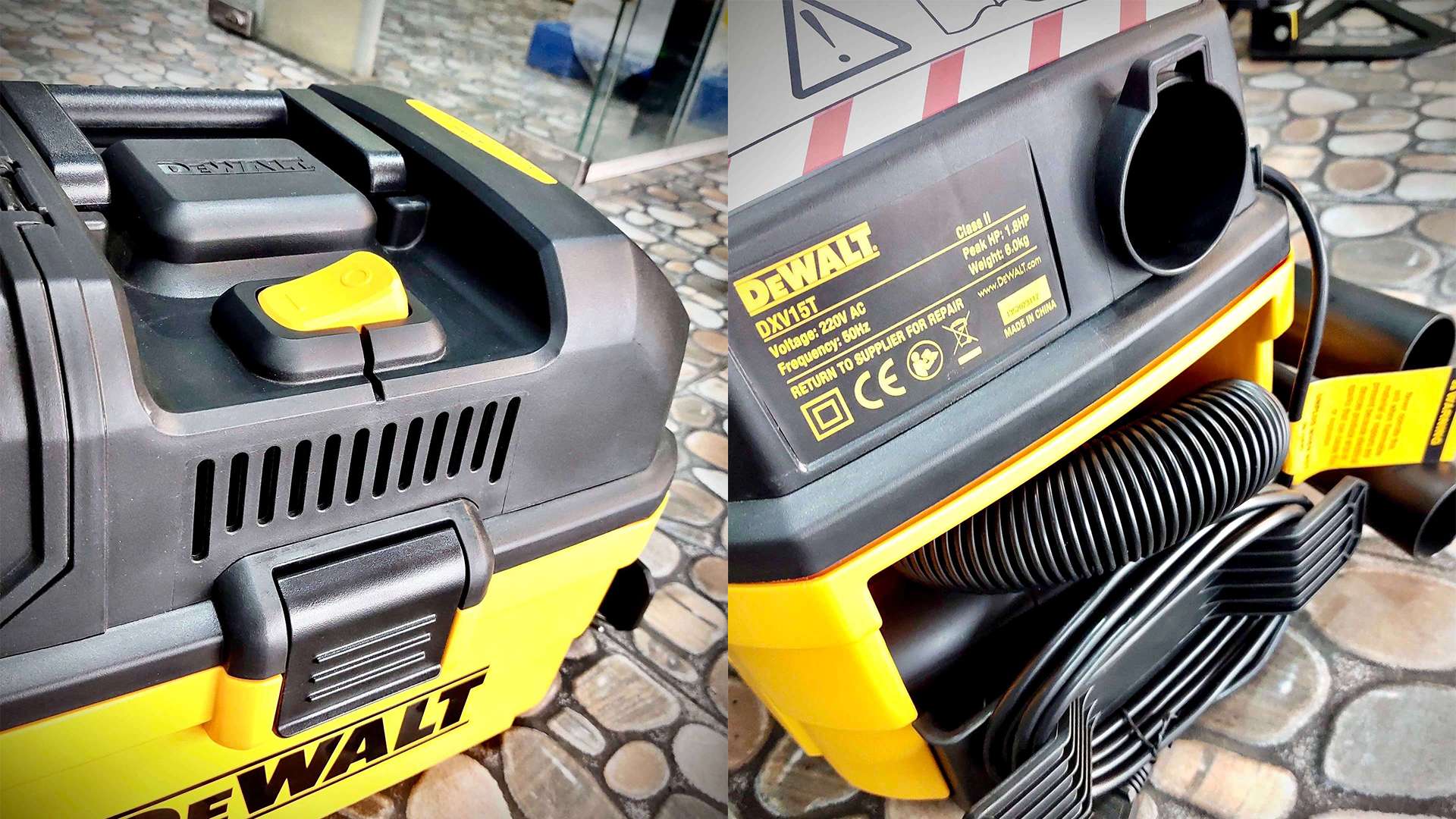 Thân máy hút bụi Dewalt DXV15T