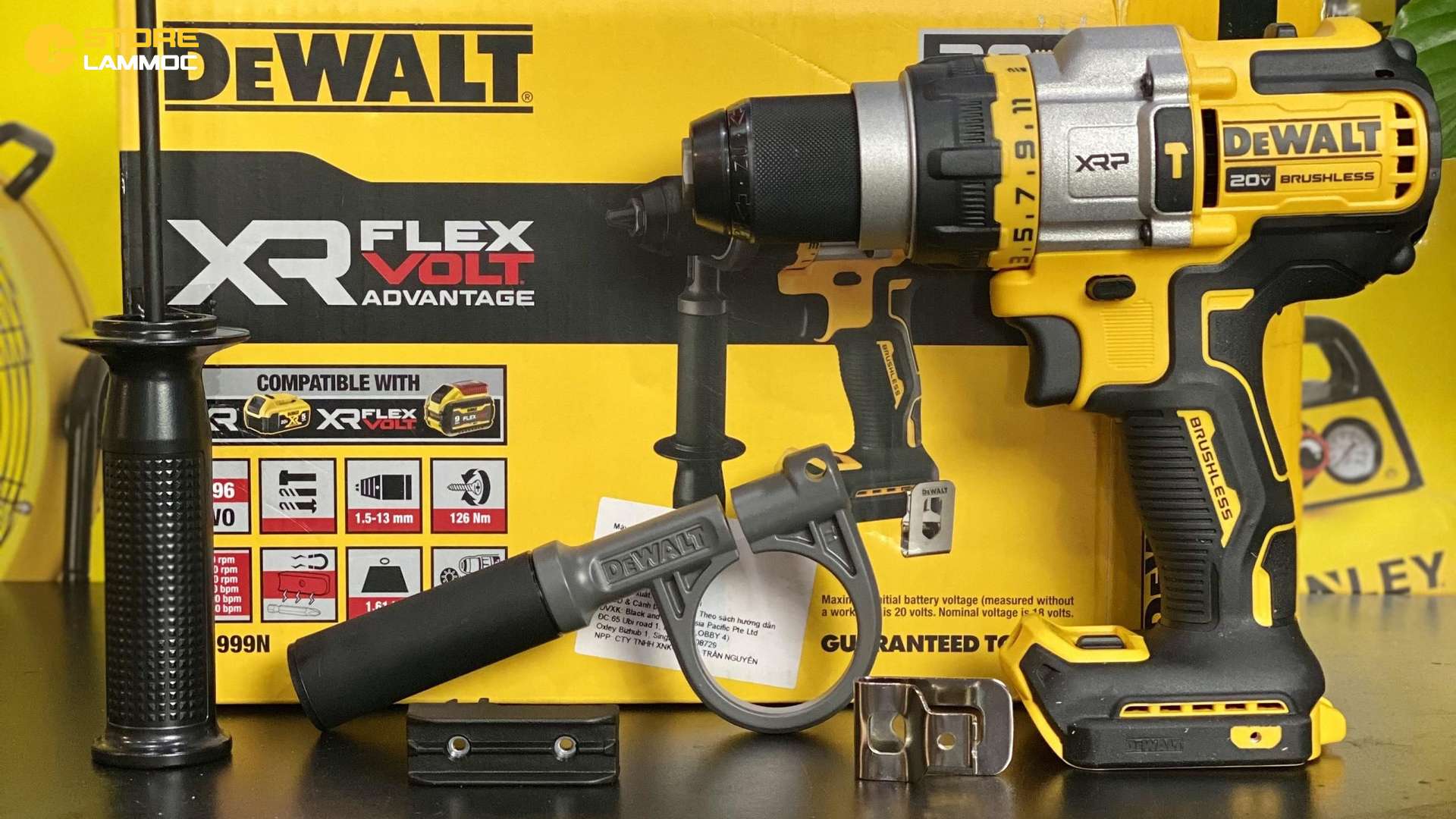 THÂN MÁY KHOAN VẶN VÍT PIN DEWALT DCD999N 20V