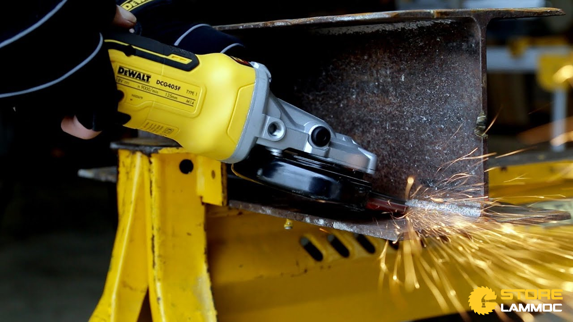 Thân máy mài pin 20V Dewalt DCG405FN