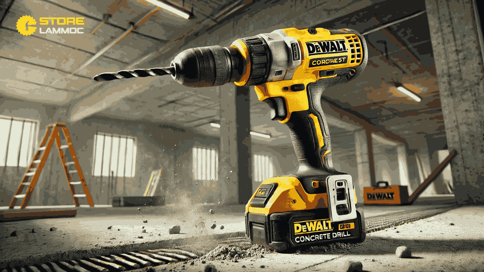 Máy khoan bê tông pin Dewalt DCH172