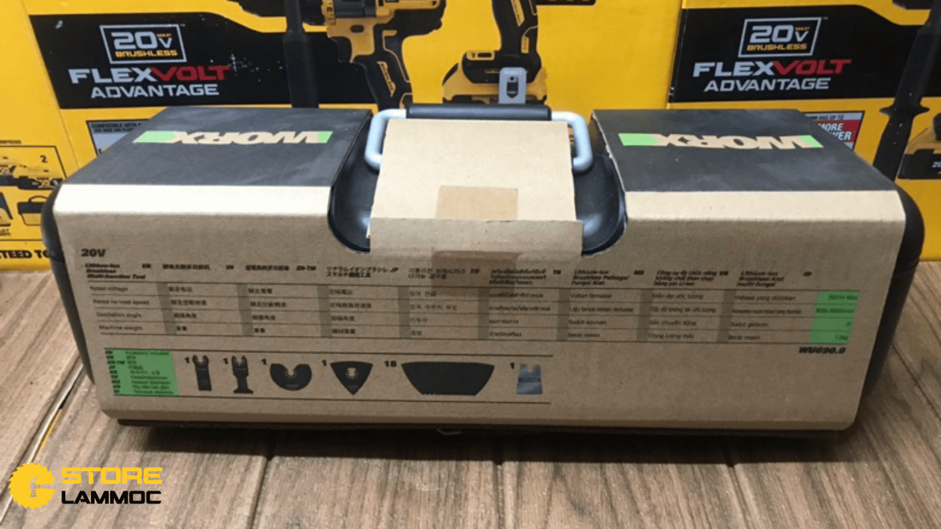 Thông Số Kỹ Thuật Của Máy Cắt Rung Đa Năng Worx WU690.1