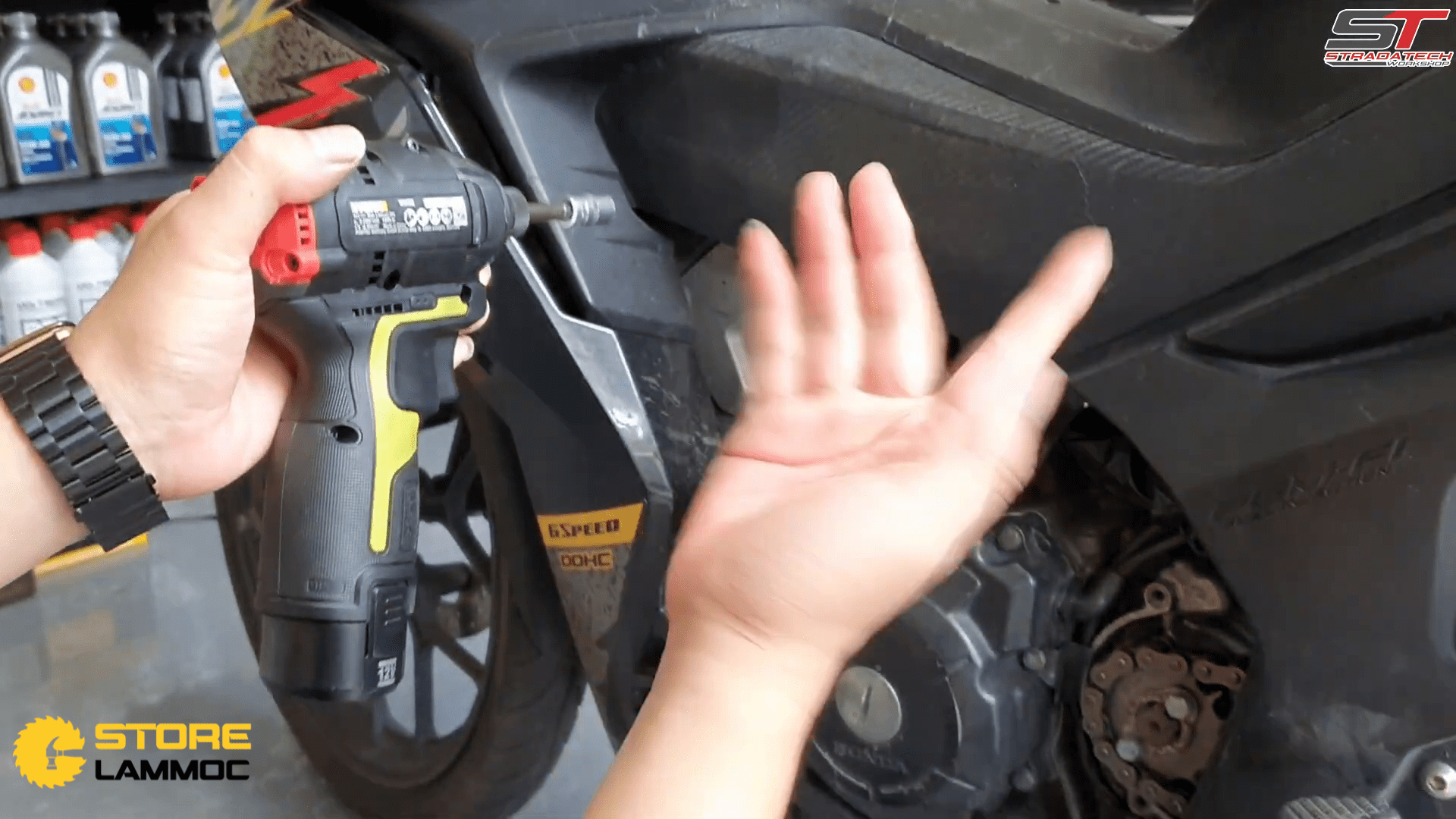 Thử nghiệm siết bu-lông 10 ly với WORX WU132 
