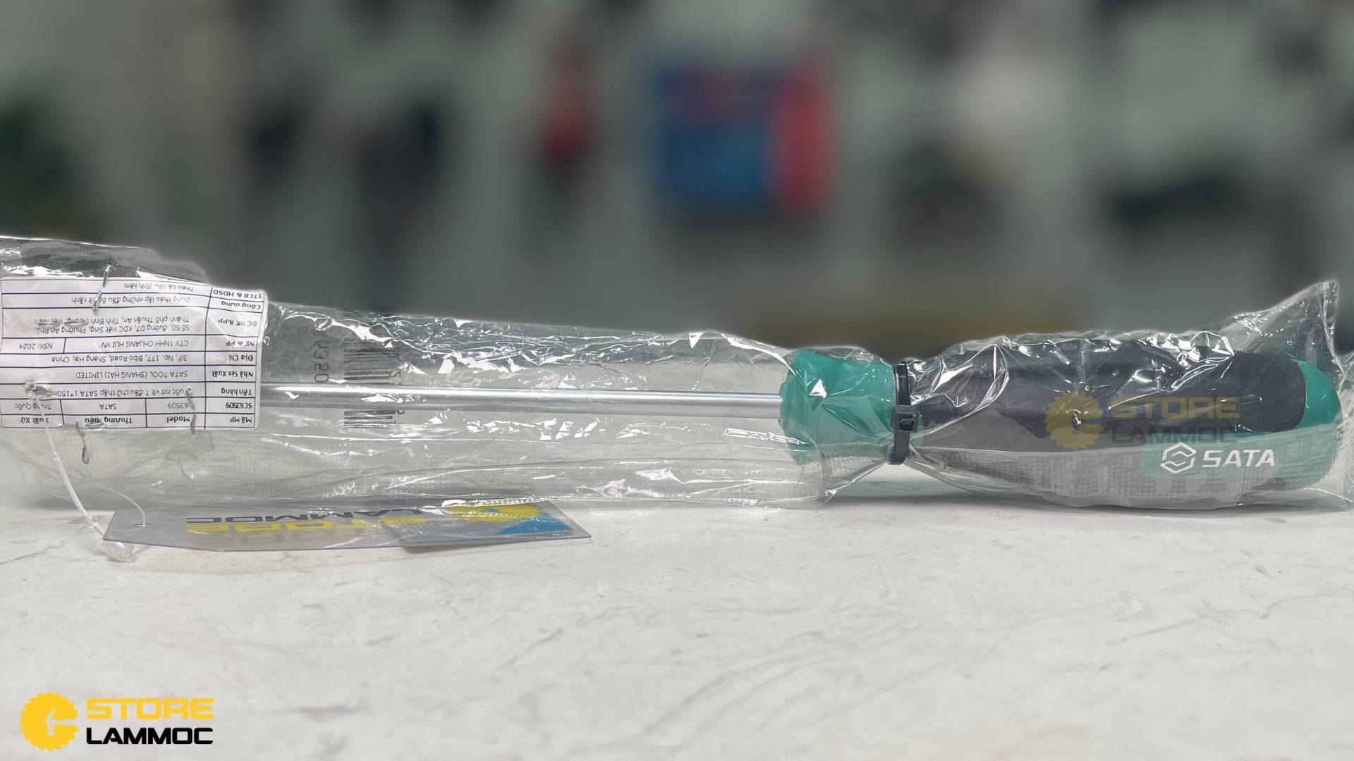 Tua vít chữ T đầu chữ thập 1x150mm Sata 63509