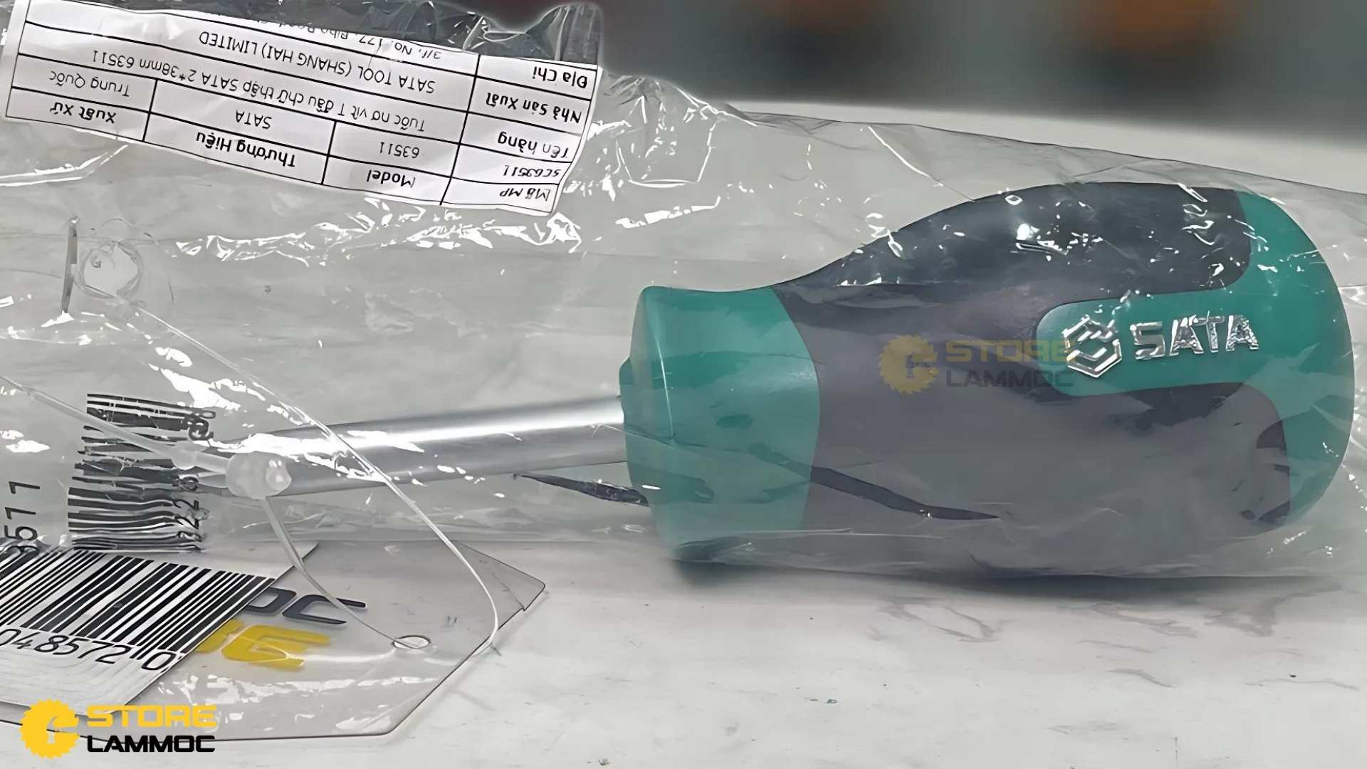 Tua vít chữ T đầu chữ thập 2x38mm Sata 63511