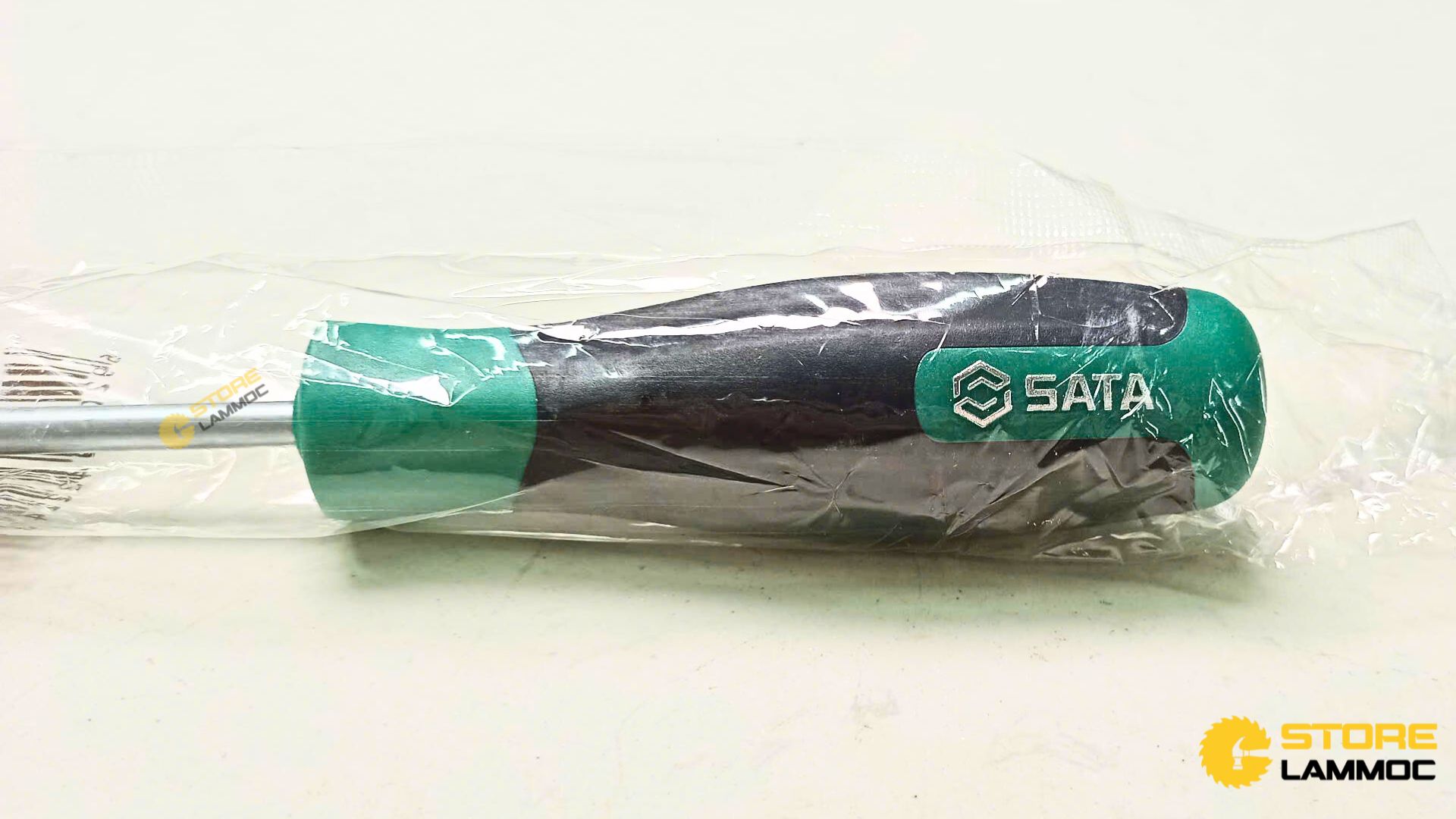 Tua vít chữ T đầu dẹp 5x150mm Sata 63409 - 4