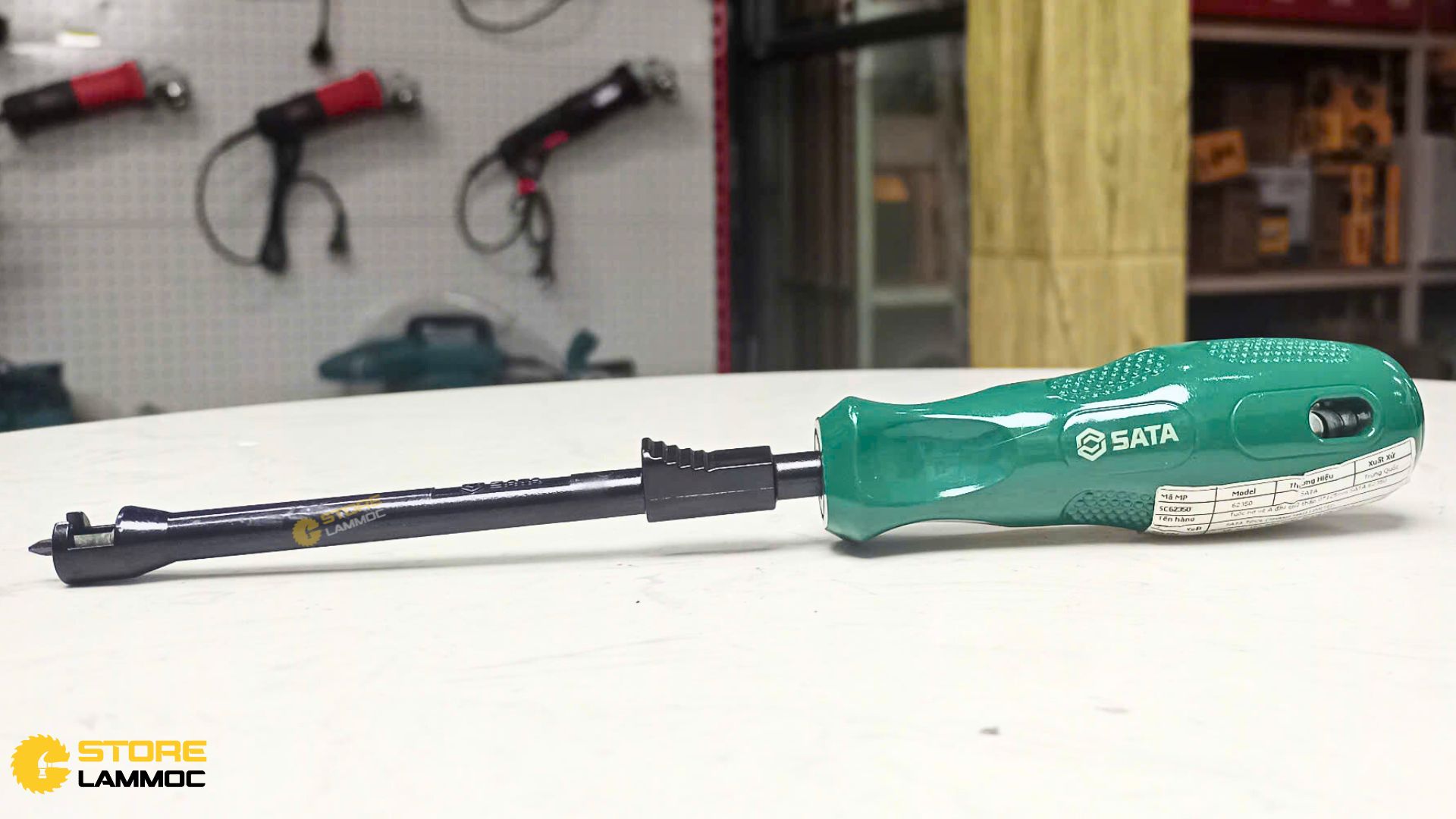 Tua vít đầu chữ thập 0x125mm Sata 62350 - 4