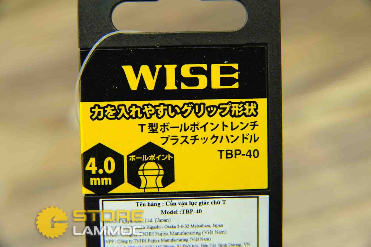 can chu T 4mm WISE TBP-40