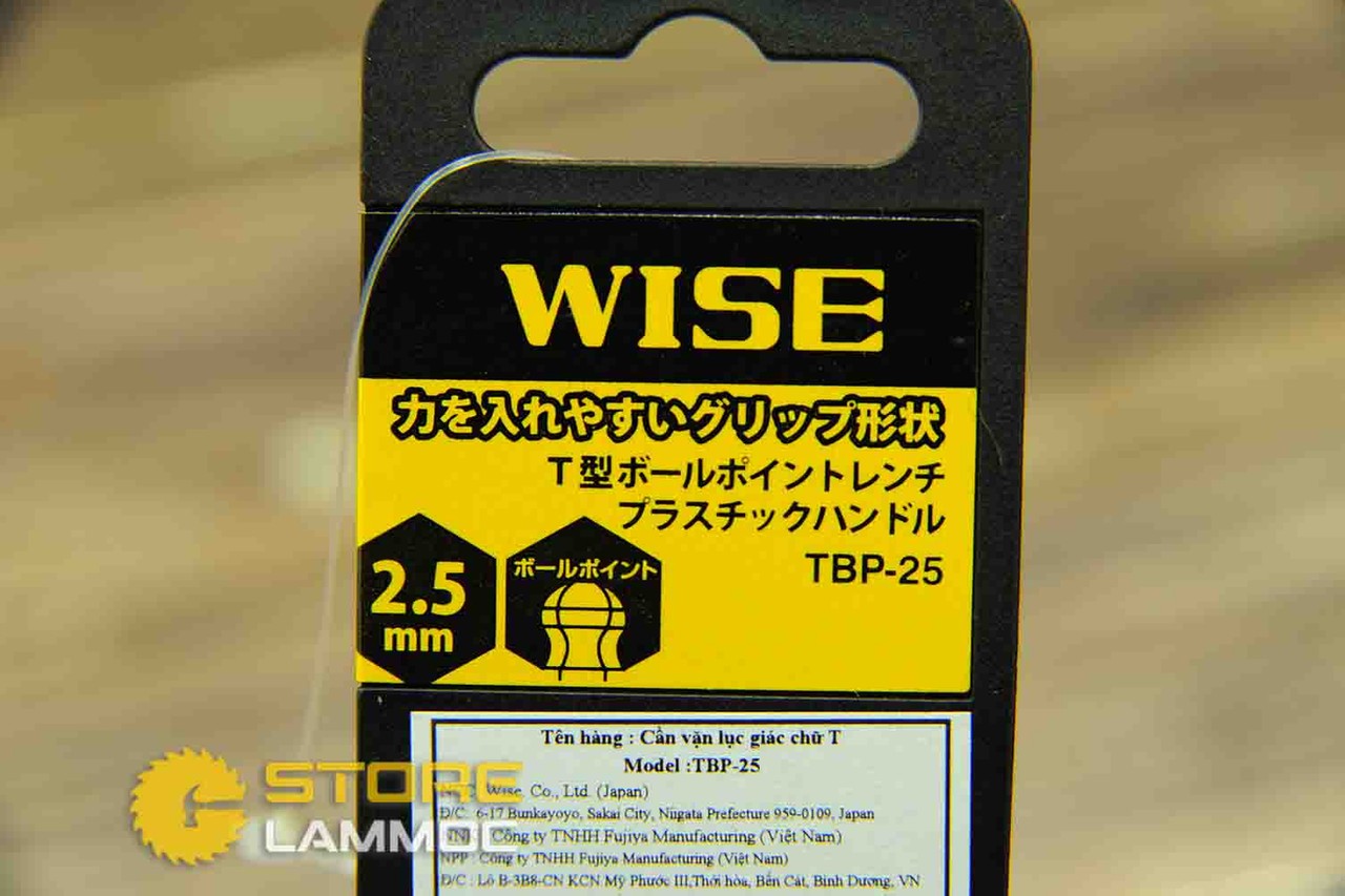 can van chu T 2.5mm WISE TBP-25