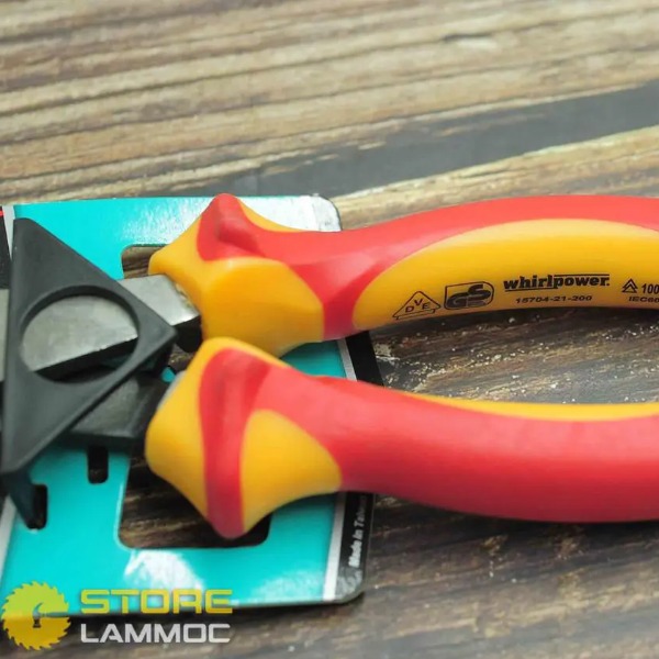 Kìm cắt dây điện mini 6"cách điện 1000V Whirlpower 15704-12-160