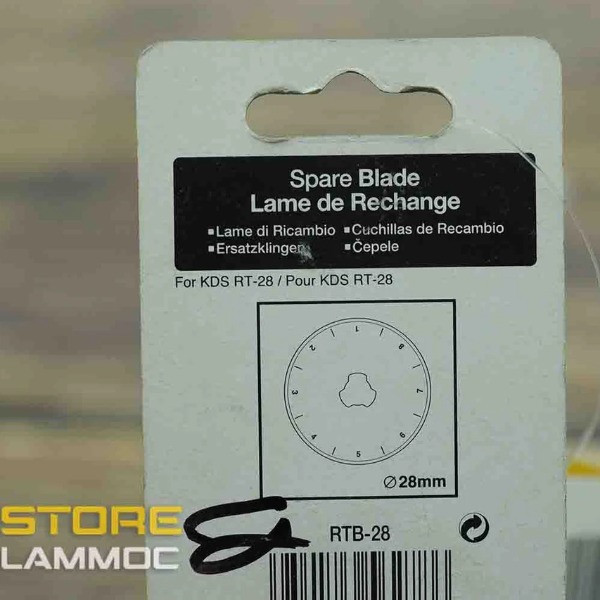 Bộ Lưỡi dao rọc giấy lăn tròn 28mm KDS RTB-28