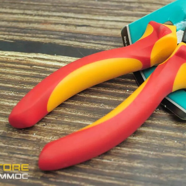 Kìm mỏ nhọn chuyên dùng 8'' (cách điện 1000V) Whirlpower 15702-311-200