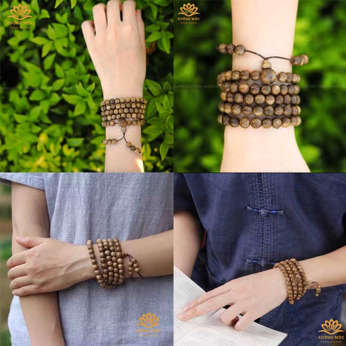 SỰ THẬT VỀ MÀU GỖ VÒNG TAY TRẦM HƯƠNG