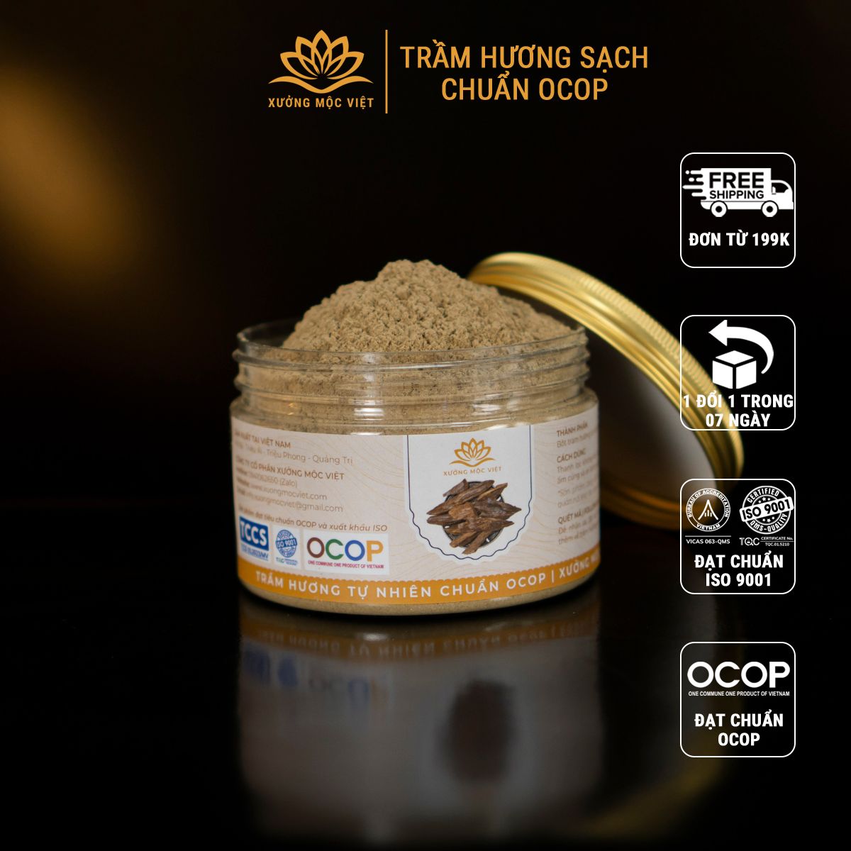 Bột Trầm Hương - Hộp 100G