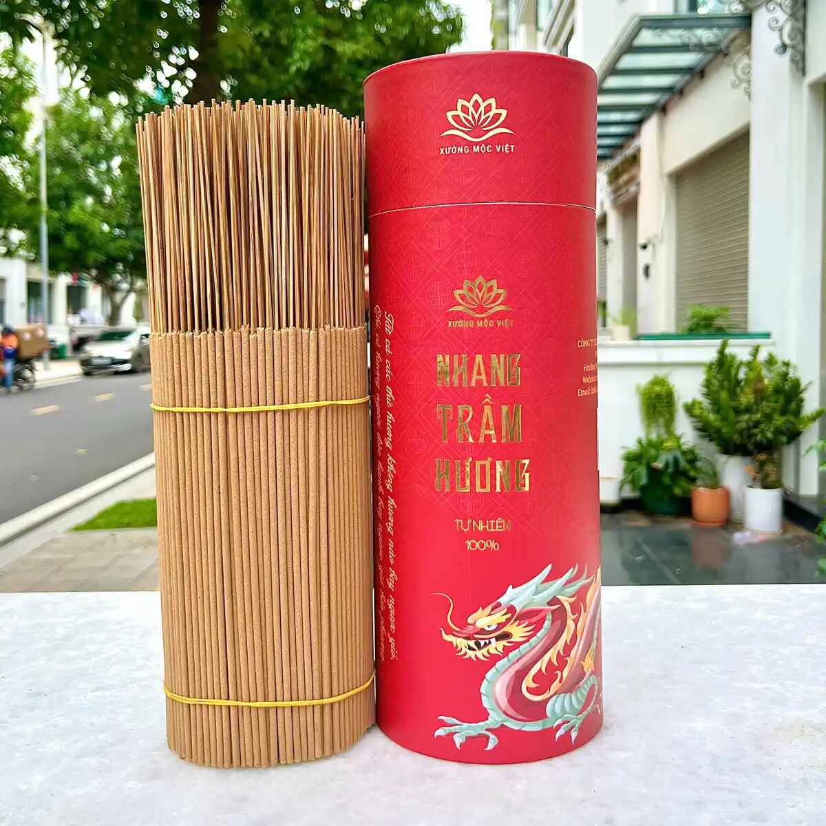 1KG Nhang Ống Trầm Hương Cao Cấp - Loại 40CM