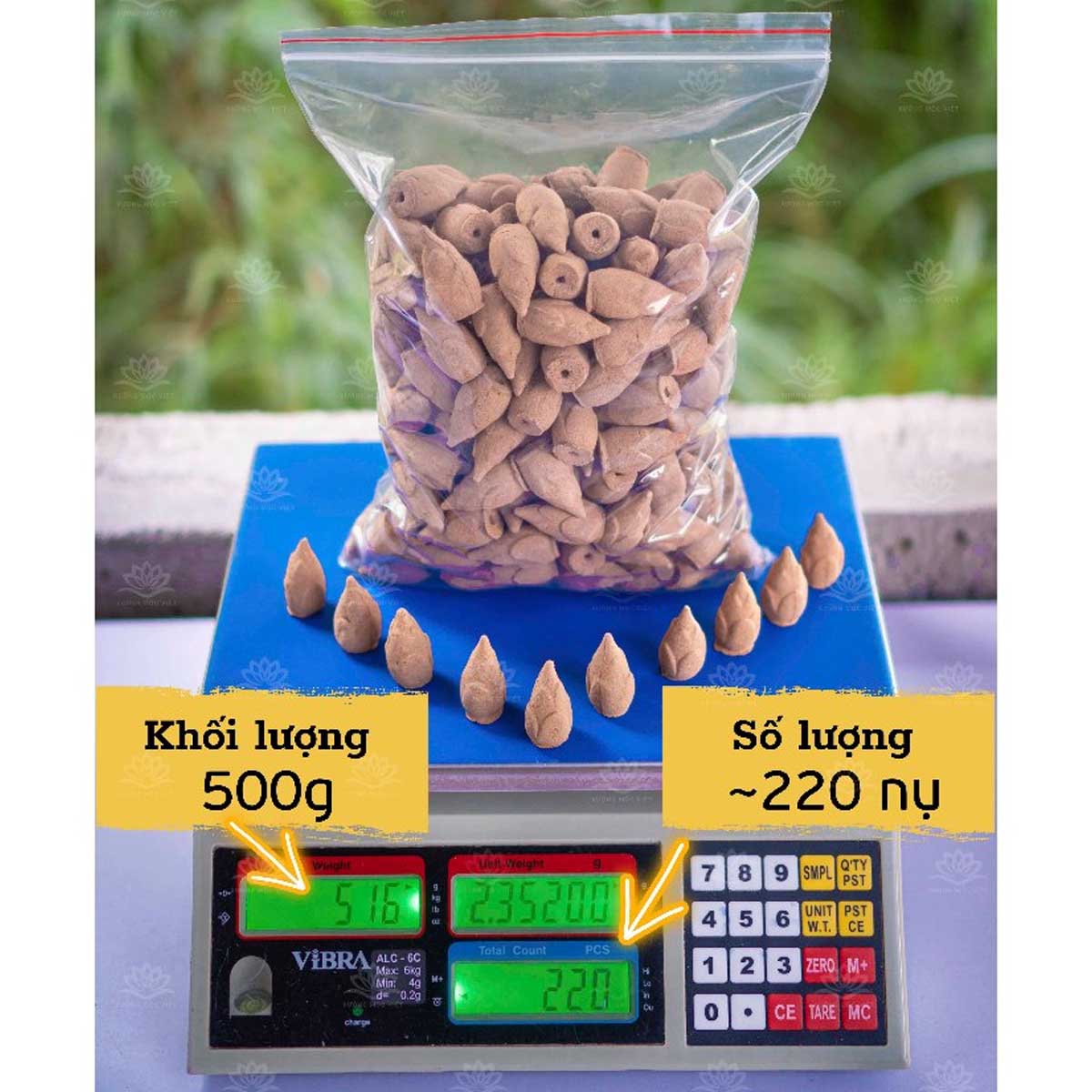 Nhang Nụ Sen Trầm Hương Đặc Biệt 500G