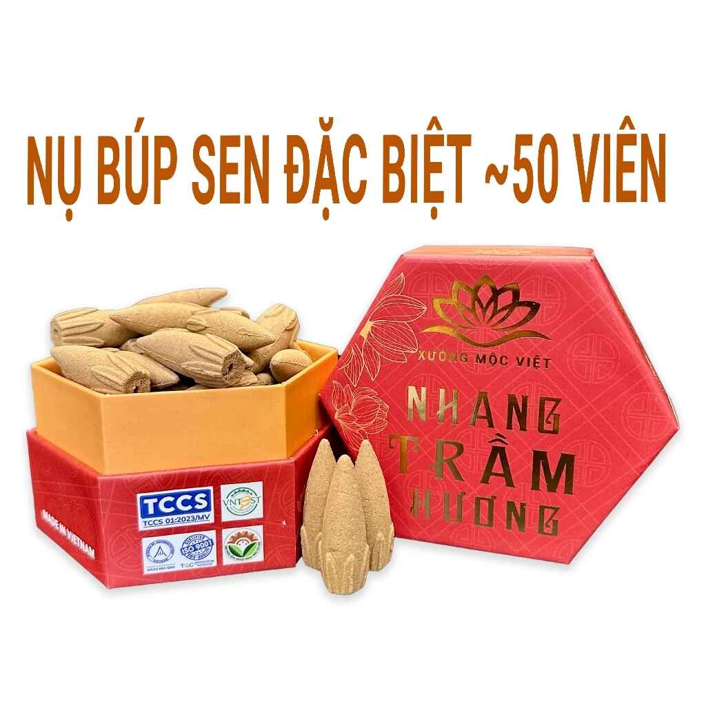 Nhang Trầm Hương Nụ Sen Đặc Biệt - 100G