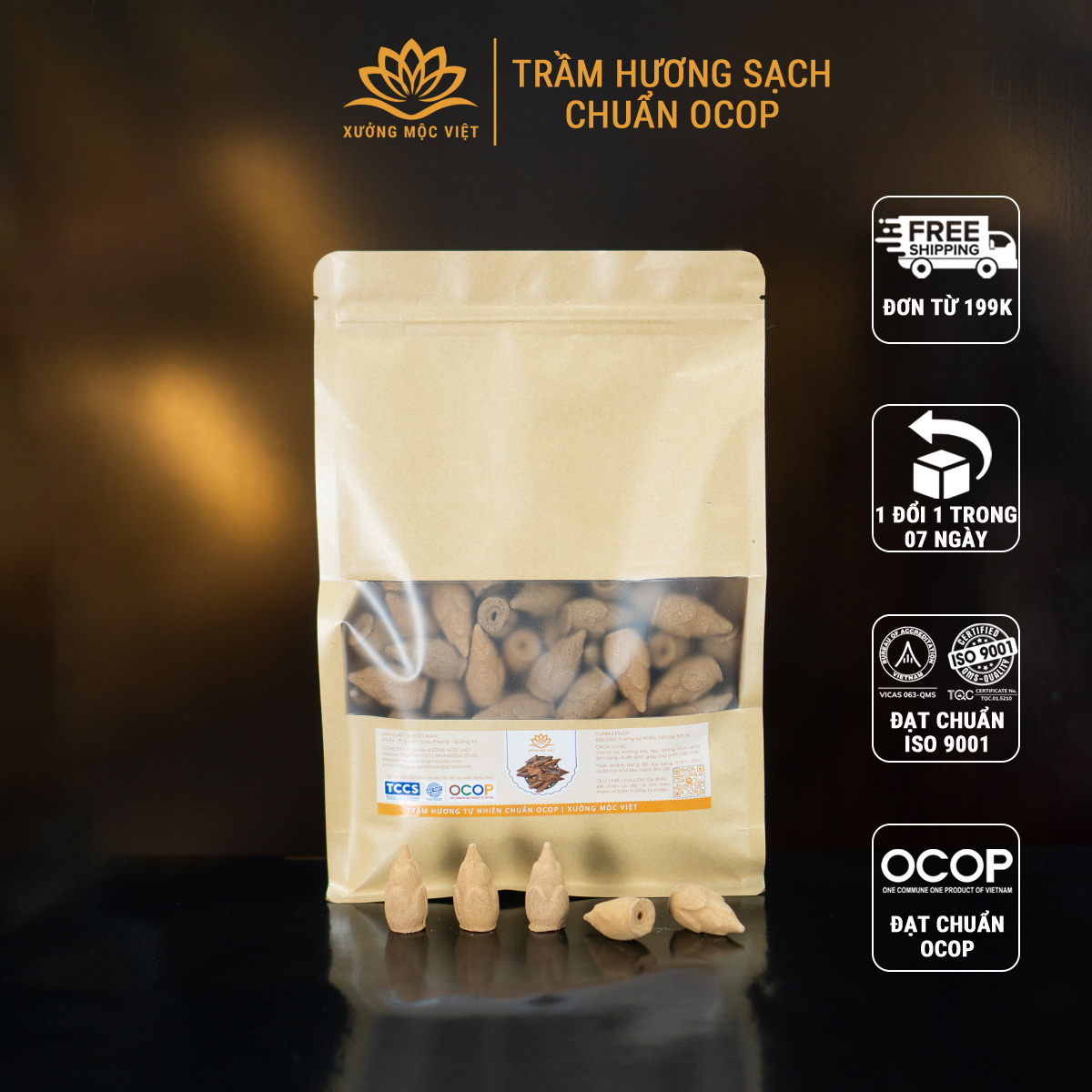 Nhang Nụ Sen Trầm Hương Đặc Biệt 500G