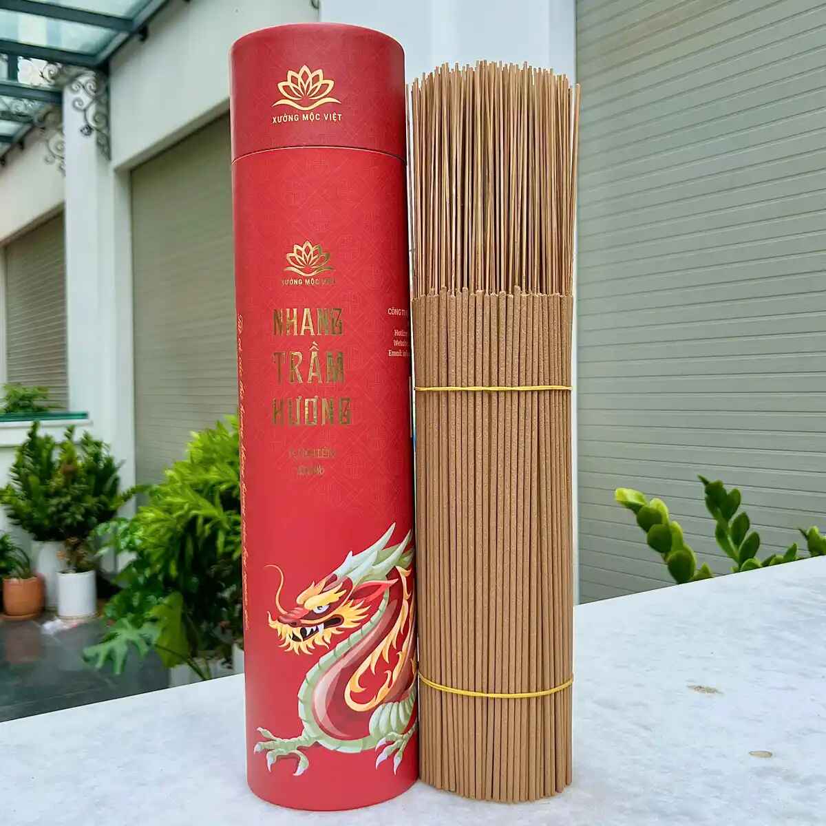 1KG Nhang Ống Trầm Hương Cao Cấp - Loại 40CM