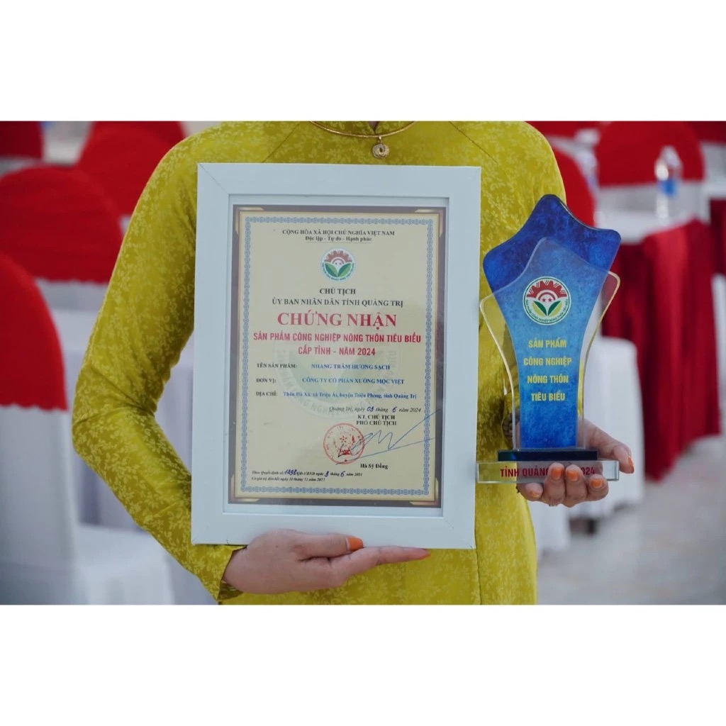 Nhang Khoanh Trầm Hương Sạch Xưởng Mộc Việt - Hộp 48 Khoanh