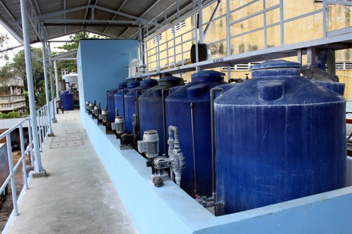 Hình ảnh minh họa quy trình xử lý nước thải nhuộm