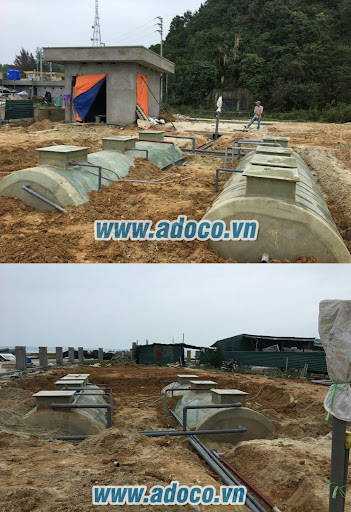 Trạm xử lý nước thải trung tâm thương mại Cô Tô - Quảng Ninh