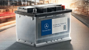 Bình ắc quy Mercedes