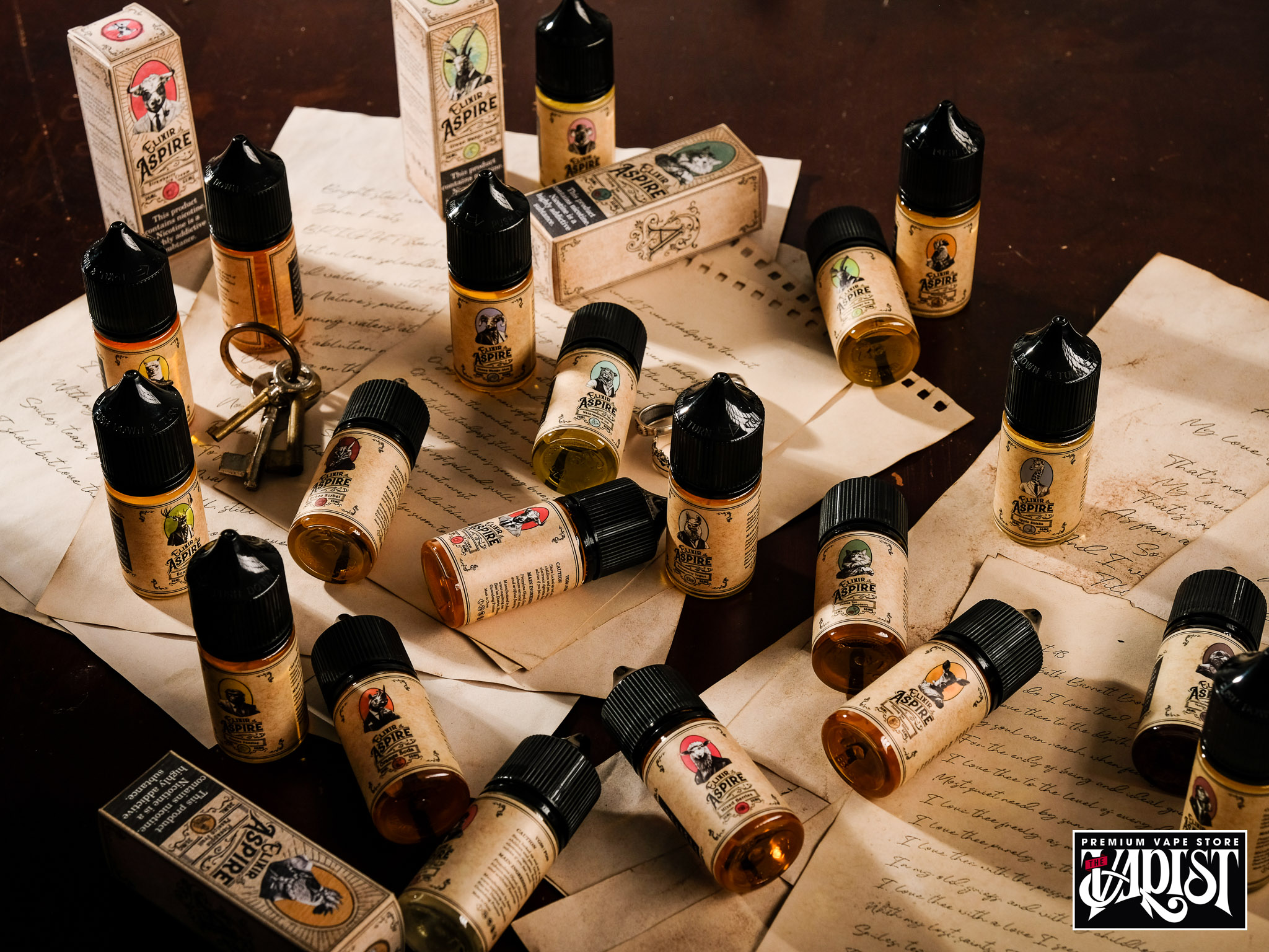 Tinh dầu Aspire Elixir Juice toàn cảnh