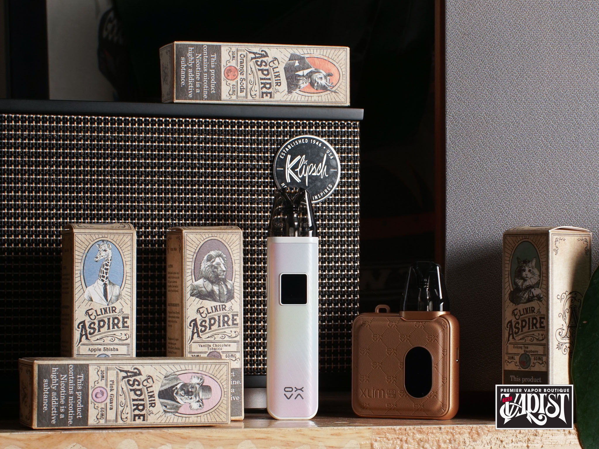Bundle OXVA Xlim tinh dầu Aspire Elixir