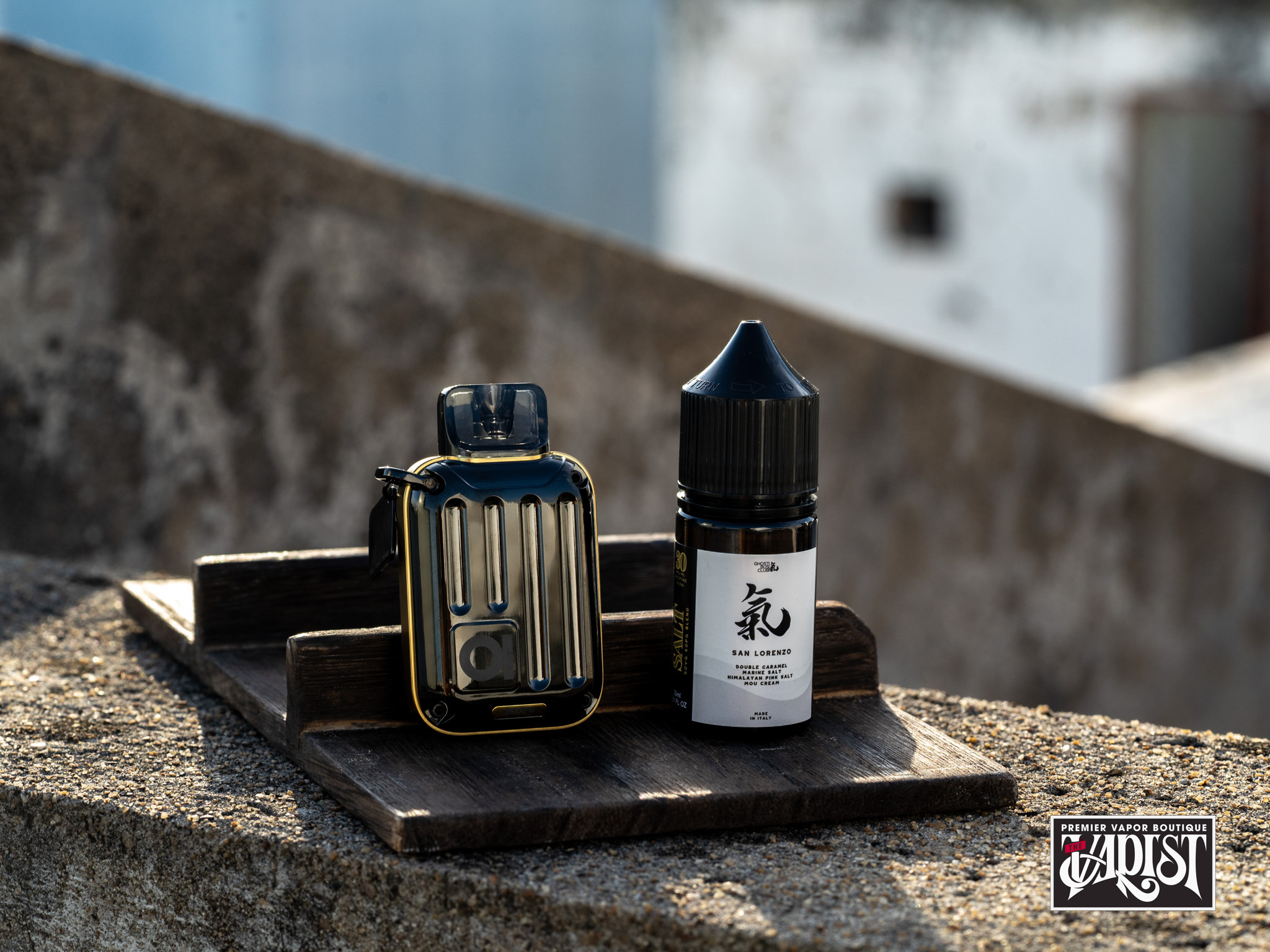 gallery Aspire Riil X Ultimate Limited Edition x San Lorenzo juice salt nic