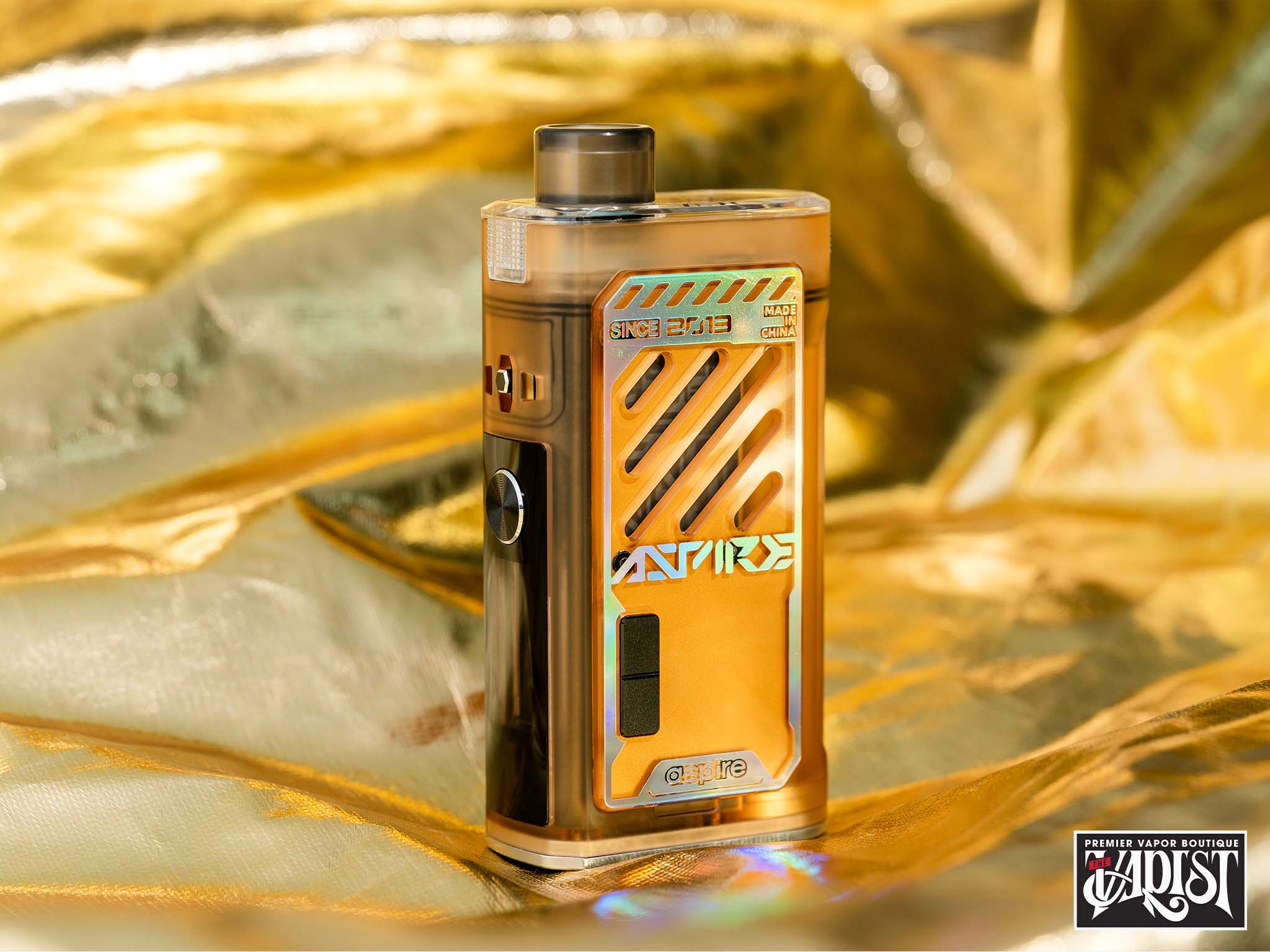 gallery Aspire Cloudflask X Pod System Amber vàng