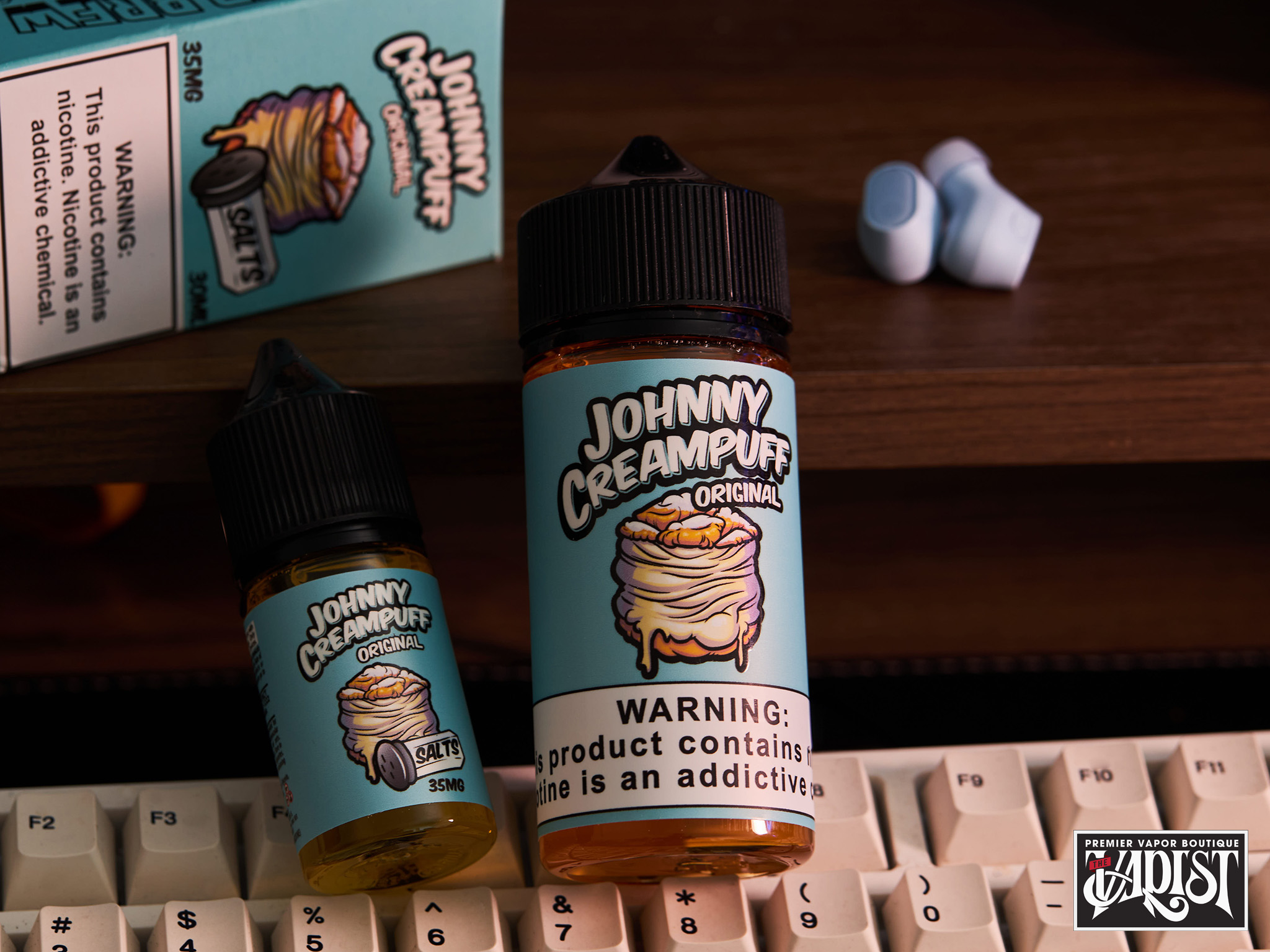 Tinh dầu Johnny Creampuff juice salt nic freebase