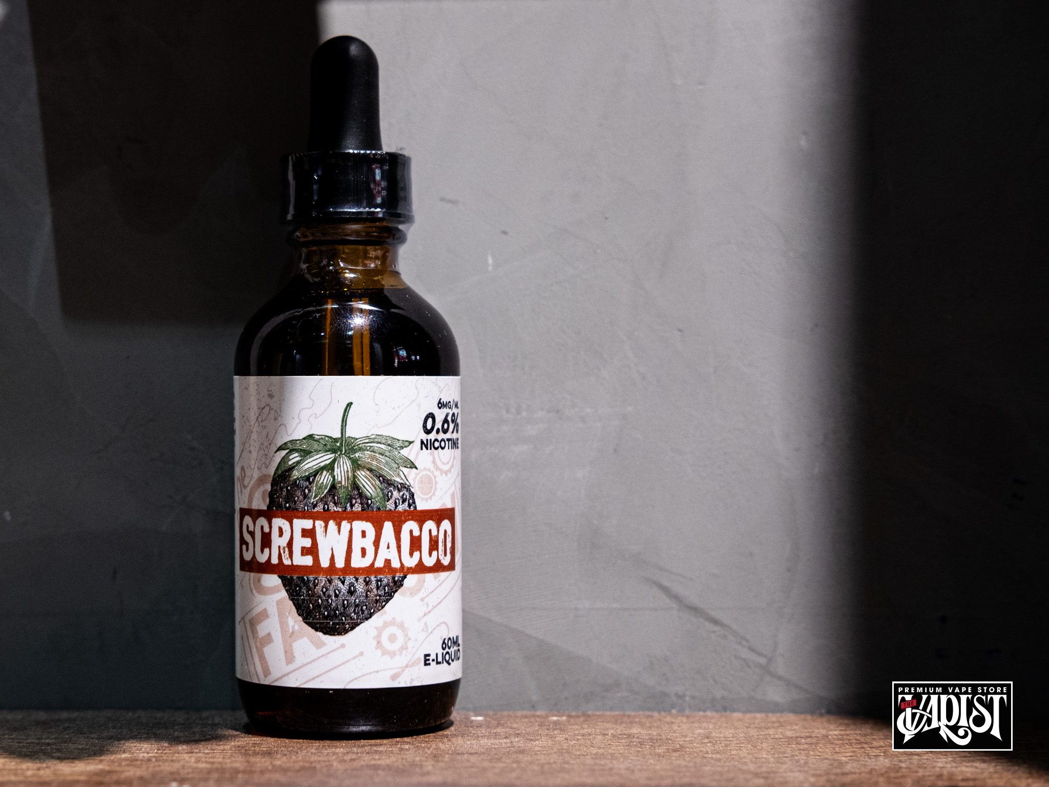 Tinh dầu The Steam Factory Screwbacco thuốc lá dâu tây