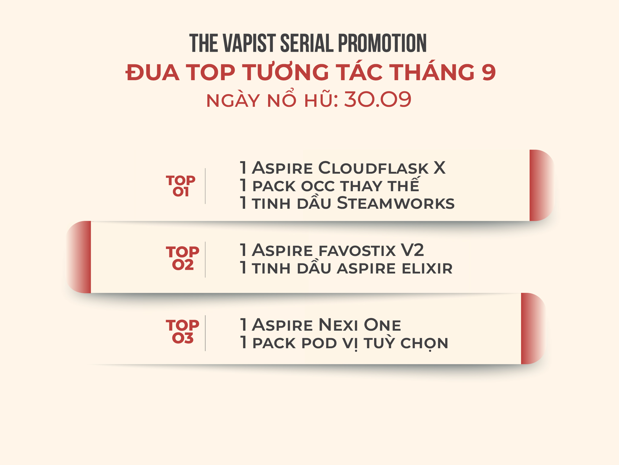 Aspire Vilter Pro Sale 840