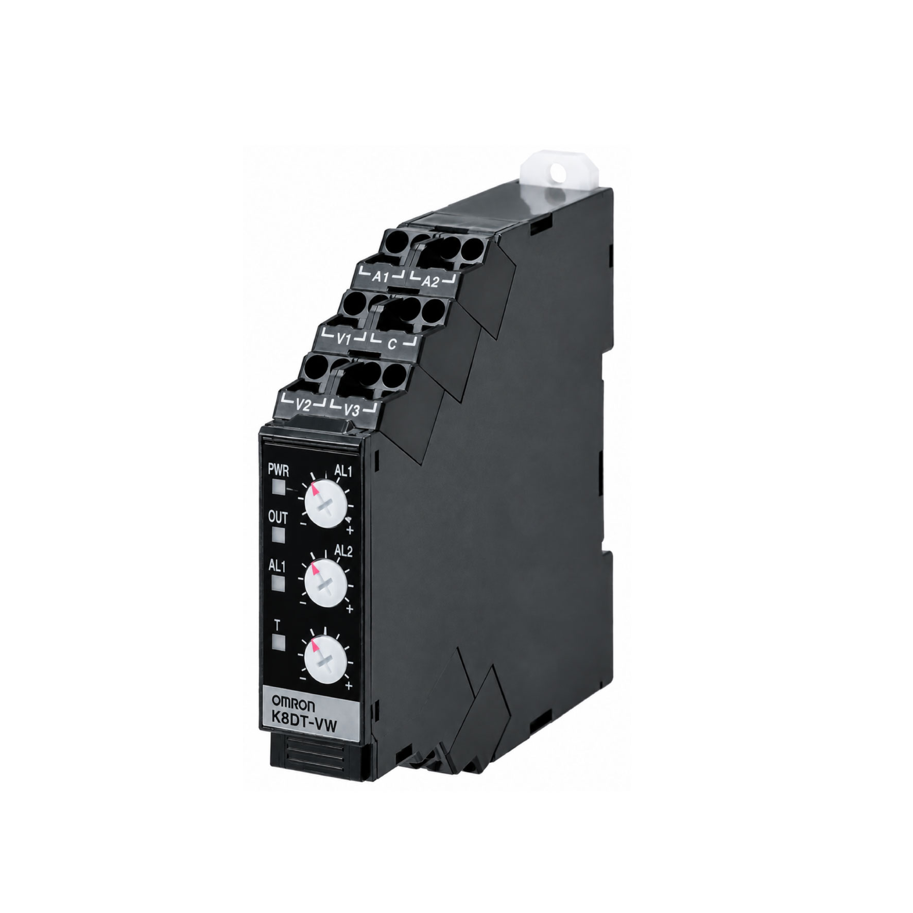 K8DT-VW3CD OMRON Rơ-le giám sát quá áp và thấp áp một pha