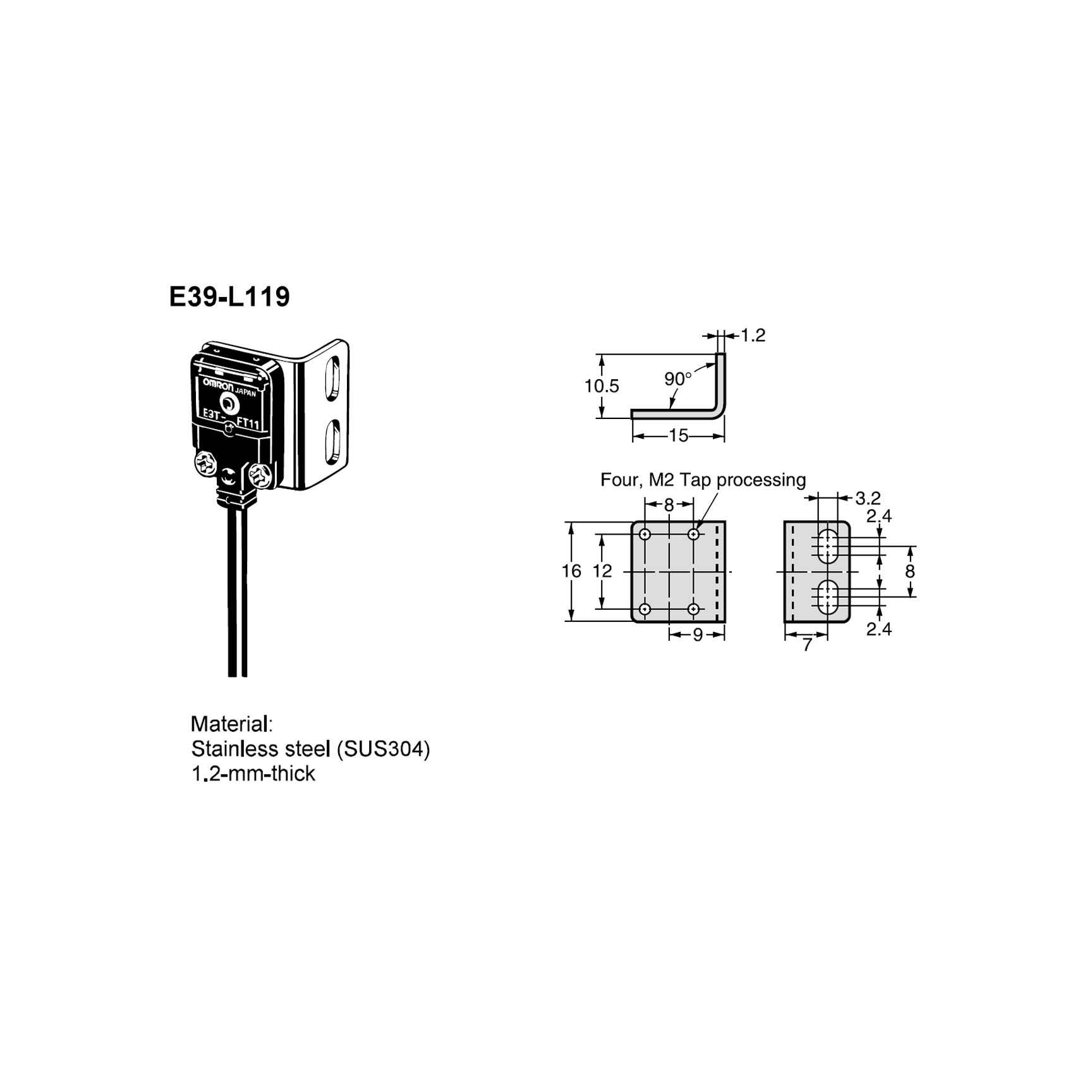 E39-L119 OMRON Giá đỡ