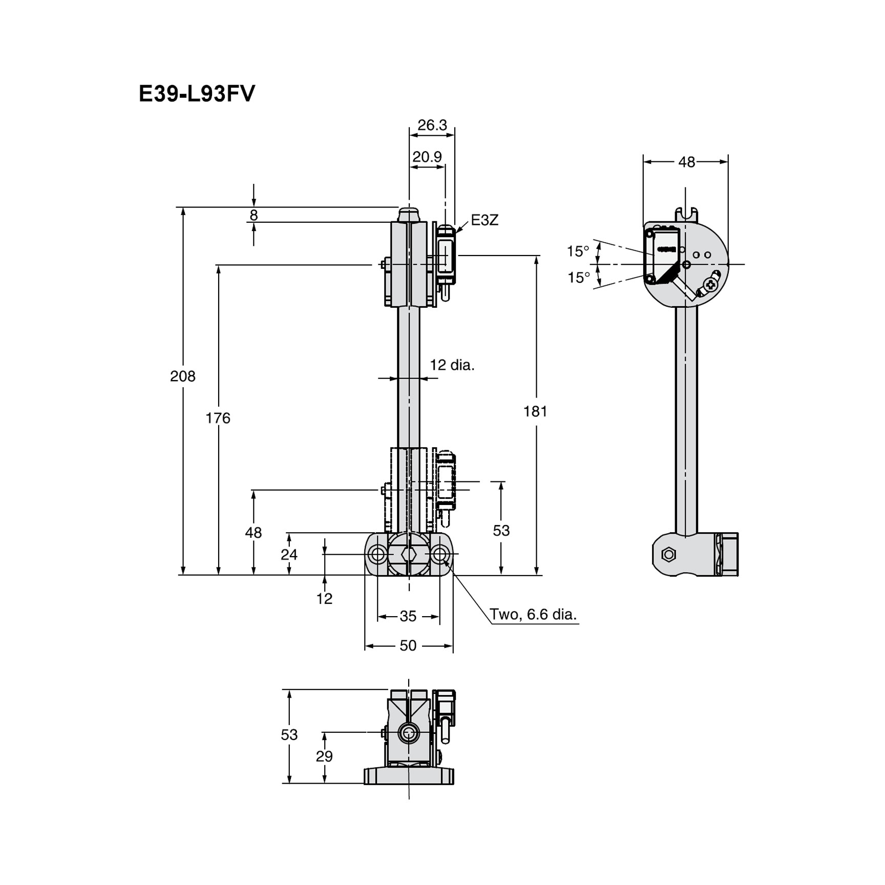 E39-L93FV OMRON Giá đỡ