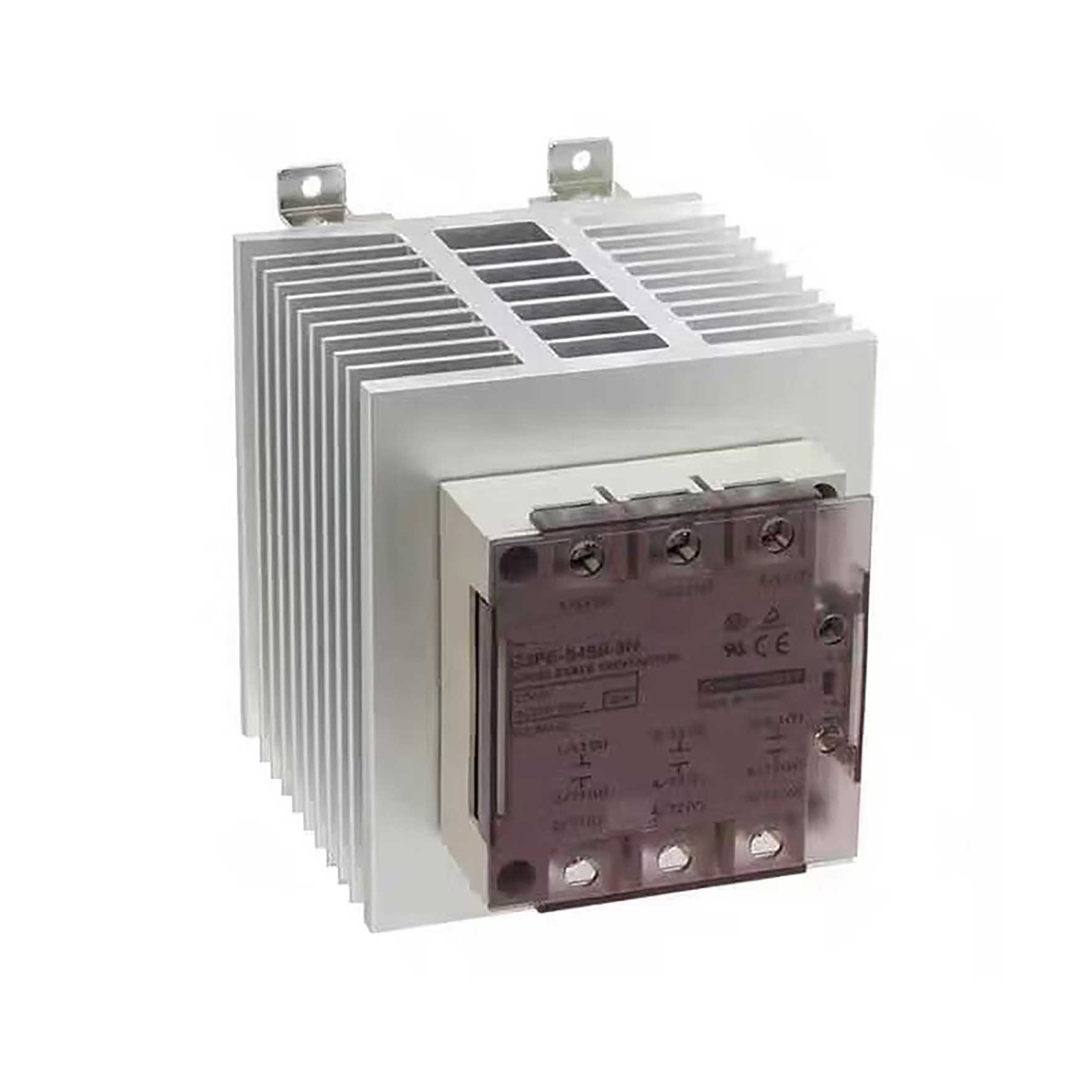 G3PE-525B-2N DC12-24 Rơ le bán dẫn 3 pha OMRON (25A, 200–480VAC, 2-pole)