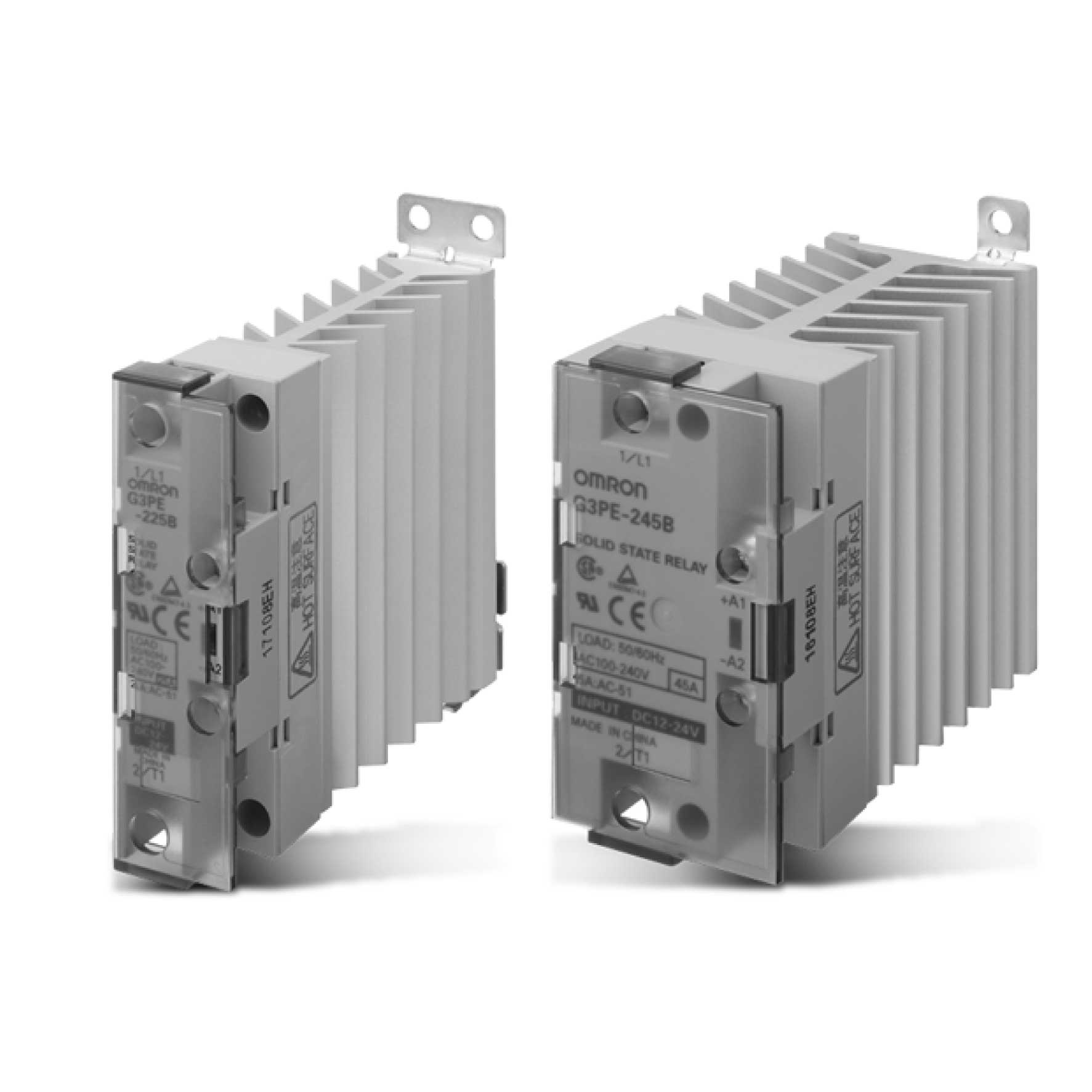 G3PE-525B DC12-24 Rơ le bán dẫn Omron 1 Pha 25A điện áp tải 200-480 VAC