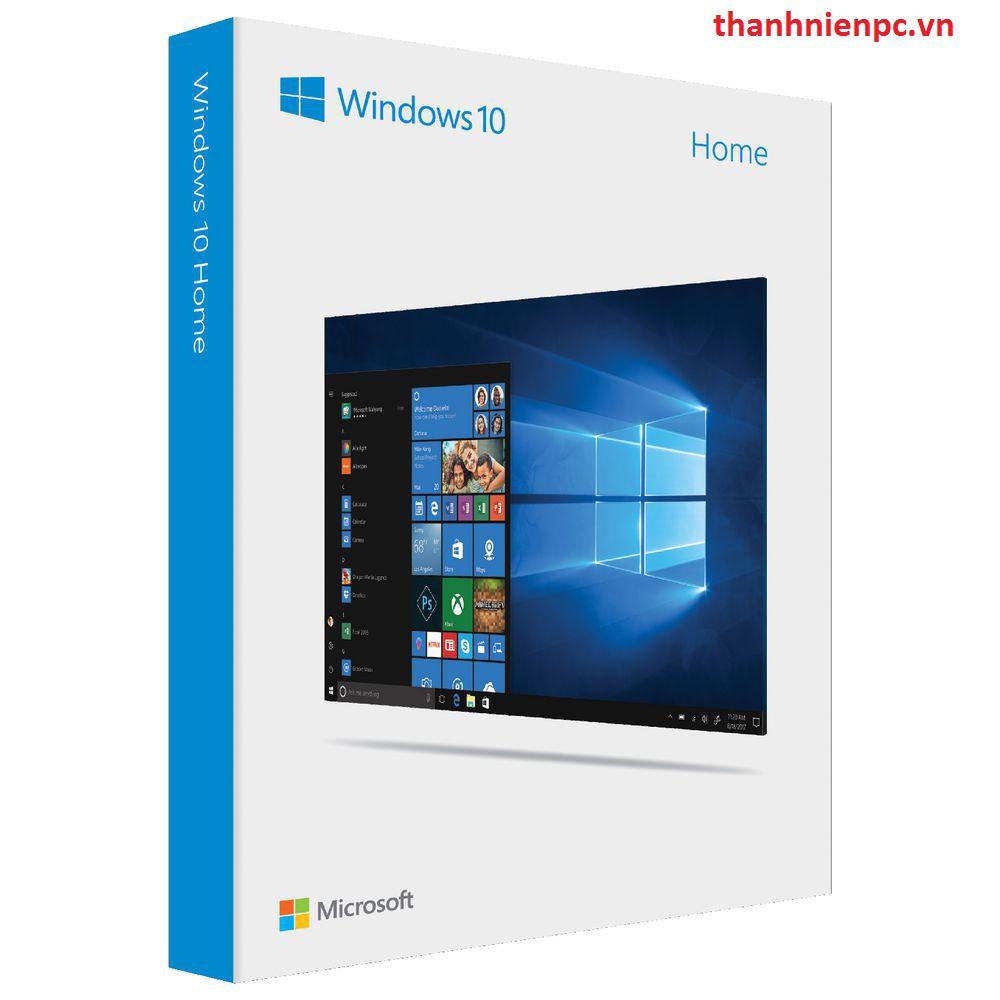 Phần mềm Microsoft Windows Home 10 32/64bit Eng Intl USB KW9-00478