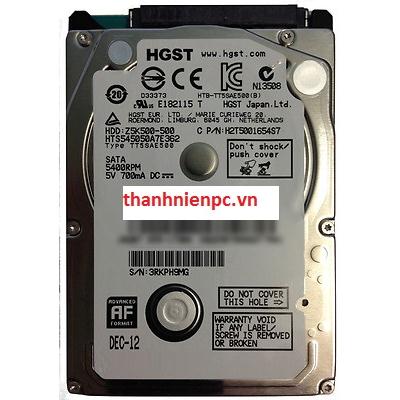 HDD Hitachi-HGST 1TB/ 7200 Sata For Laptop