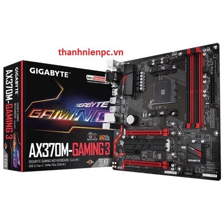 Main Gigabyte AX370M-Gaming 3 (Chipset AMD X370/ Socket AM4/ VGA onboard)