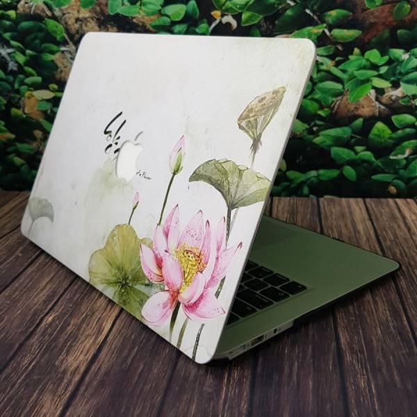 CASE MACBOOK IN HÌNH HOA SEN