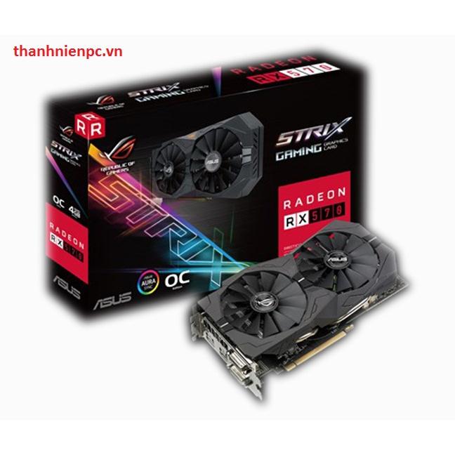 Vga Card ASUS ROG STRIX RX570 - O4G GAMING