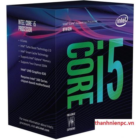 CPU Intel Core i5 8500 3.0Ghz Turbo Up to 4.1Ghz / 9MB / 6 Cores, 6 Threads / Socket 1151 v2 (Coffee Lake )